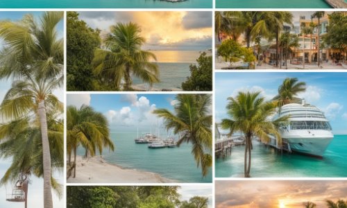 Key West feeling collage