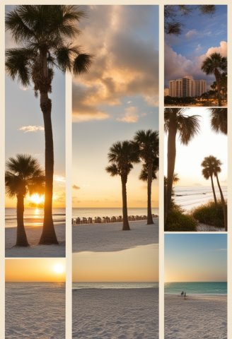 Sarasota Beaches Montage