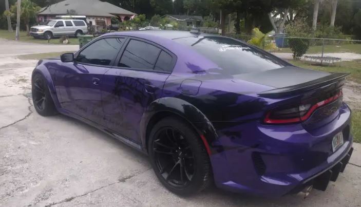 Larry Carter Jr.’s stolen 2023 limited-edition Dodge Charger SRT Hellcat Redeye Jailbreak. (Photo courtesy of Larry Carter Jr.)